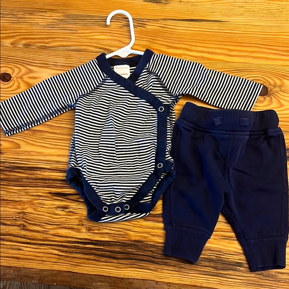 Striped Navy Set
